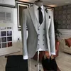 Men's Suits 2023 Handcrafted Burgundy Double-Breasted Men's Suit: Vest Included Perfect For Wedding Prom And Formal Events