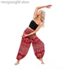 Women's Pants Capris Womens Harem Pants Boho Vintage Print Loose Yo-ga Pants Hippie Leisure Belly Dance Pants Trousers Baggy Leggings Sportswear T230531