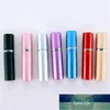 Klassisk 5 ml Mini Spray Parfym Bottle Travel Relable Empty Cosmetic Container Essential Oil Bottle Atomizer Aluminium Bottles Party Favor