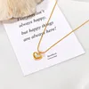 Charm Bracelets Titanium Steel Gold Color Necklaces Draw String Trendy Simple For Women Men Fashion Party Jewelry