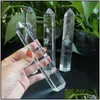 Otras Artes y Oficios Gran Cristal Claro Natural Torre de Cuarzo Punto Obelisco Varita Curación 8.5Cm 16Cm Entrega de Gota Home Garden Dhcqv