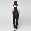 Damen-Overalls, europäischer und amerikanischer Stil, lockere Denim-Overalls, kleine Füße, schwarze Trägerhose, Damen, Modis, große Jeans