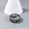 2023 Новый дизайнерский ювелирный колье кольцо браслета кольцо хризантемы мужчины женщины пара бесстрашного черепа 925 влюбленные подарок на день святого Валентина