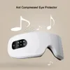 Masseur oculaire de relaxation Smart Eye Mask Vibrator Hot Compress Bluetooth Musice Care Chasheing Fatigue Relief Pliable Dispositif USB Charge