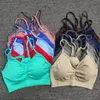 Tops Women Sports Bra płynny Camis seksowne back stanik ciasny oddychający sport do bielizny fitness żeńska joga stanik top 2022 NOWOŚĆ