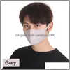 Designer Masks Retail Packaging Face Mask Ice Silk Protective Mouth Er Dustproof Reusable Washable Comfortable Cotton Black Drop Del Dhehm