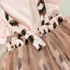 Abiti da ragazza baby Toddler Kid Neonate Dress Tulle Leopard Party Abiti da compleanno per ragazze Abbigliamento estivo