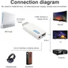 Factory Wholesaler Wii to Hub 어댑터 컨버터 3.5mm 오디오 Wii2HDTV 미니 비디오 출력 어댑터 지원 720p 1080p 가방