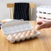 Bouteilles de stockage boîte à oeufs en plastique 12/18 grilles réfrigérateur oeuf support de cuisine plateau réfrigérateur organisateur de nourriture Gadget