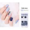 False Nails 30PCS Cute Short Square Fake Nail With Tools Full Cover Press On Korean Kawaii Girl Favorite Detachable