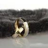 Anéis de banda Super Deal Tamanho 314 Aço de titânio Anéis de casamento de mulher e homem Casal Ringband ringcan gravura (o preço é para 1pcs) J230531