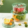 Dinnerware Sets Glass Lunch Box Can Be Heated In Microwave Oven Special Bowl Soup With Cover Fresh-keeping Office Worker's