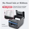 Printers 80 mm thermische printers POS ontvangstprinter met Auto Cutter Bluetooth USB Ethernet Port voor keukenrestaurantwinkel