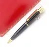 Classique Noir Or Argent Clip De Luxe CT Stylo À Bille Santos Série Stylos À Bille Haute Qualité Écriture Papeterie Fournitures De Bureau