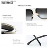 Vintage Große Rahmen Sonnenbrille Frauen Männer Platz Stilvolle Gläser Für Männliche Feminino Shades Klassische Viereck Retro Sonnenbrille L230523