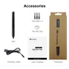 Tablets Huion PEN80 Battery Stylus Rechargeable Pen Charging Cable 4pcs Pen Nibs Pen Clip for 1060PLUS /GT221/H420 /H610PRO V2/ H430P