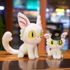 Plush dockor Cartoon Suzume No Tojimari Toy Daijin Cat and Sadaijin Black Movie Character Doll Children Children Birthday Presents 230530