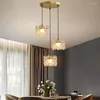 Hangende lampen Noordelijke fel heldere moderne ledlichten levende eetkamer slaapkamer bar hall villa el trappen indoor verlichting