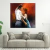 Canvas Art Tango Dance с страстью импрессионист ручной работы Виллем Хаенрат. Живопись фигура искусства для гостиной стены искусство