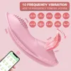 Vagina-Vibrator mit App-Steuerung, kraftvolles Zungenlecken, Klitoris-Stimulator, weibliche Masturbation, weiches G-Punkt-Massagegerät für Erwachsene