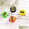 Tape Measures Mini 1M Measure With Keychain Small Steel Rer Portable Pling Rers Retractable Flexible Gauging Tools Dbc Drop Delivery Dhqya