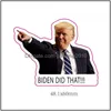 Партийная услуга Lets Go Brandon Flags наклейка на автомобиль Trump Prank Biden Pvc Sticker