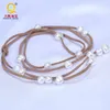 Chains Korea Fashion Elegant Pearl Necklace 9-10mm Baroque Beads Long Sweater Chain