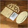 Weihnachtsdekorationen 1 Satz Holz DIY Dekoration Ornament Geschenk für Kind Navidad Natal Weihnachten Home Party Versorgung DBC Drop Lieferung Gard Dheh0