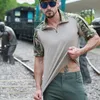 T-shirt da caccia Camicia tattica militare Abbigliamento da caccia Camicia da combattimento Multicam Uomo Camicie mimetiche estive Camicie da allenamento casual dell'esercito estivo 230530