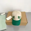 Moda Erkek Beyzbol Şapkası Tasarımcı Yeşil Şapka Bayan C Gömme Şapkalar Bayanlar Mektup Casquette Nakış Yaz Snapback Güneşlik Sunhat Plaj Lüks Şapkalar Gorra Kapaklar