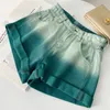 Womens Jeans Denim Shorts Summer Lady Clothing High Waist Gradient Colors Aline Casual with Pockets 230530