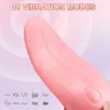 Vibromasseur de langue réaliste, stimulateur vaginal, point G, chauffage intelligent, masturbateur féminin, masseur de mamelon, érotique pour Couple