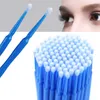 Brosses Kekelala 100pcs / Bouteille Extension de cils Écouvrant des cils Applicateurs de dissolvant de colle de colle sur la colle de colle microblade Micro Brushes Tool