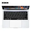 يغطي لوحة المفاتيح XSKN العبرية لوحة مفاتيح اللوحة الإسرائيلية لوحة المفاتيح لـ MacBook Pro 13 A1706/A1989/A2159 15 بوصة A1707/A1990 مع شريط اللمس