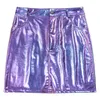 Rokken potlood mini rok bodycon dames sexy dames metallic high taille korte jurk zomer vrouwelijke kleding streetwear clubkleding