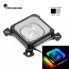 Freizemod CPU Bloc d'eau pour Intel LGA 1151 115X 2011 5V 3pin RGB PC PLAQUE DE COPPORT DE COPPORT PLAQUE 5V 3PIN Intelpk5e