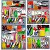 Köder, Köder, Angelköder-Set, weiches und hartes Köder-Set, Getriebeschicht, Minnow-Metall-Jig-Löffel für Barsch, Hecht, Kurbel-Tackle-Zubehör mit Box 230530