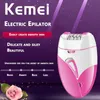 Epilatör şarj edilebilir kadınlar epilator elektrikli yüz vücut saç kaldırıcı bikini düzeltici döner kadın epilator yüz ayağı ile llight ile