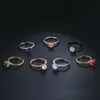 Pierścienie zespołowe pierścienie ślubne dla kobiet klasyczne 1 aaa cyrkon jasnobrązowy kolor zaręczynowy rocznica pierścionka biżuteria hurtowa r174 J230531
