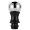 Stainless Steel Gear Shift Knob Chrome Head Lever Adapter Manual 5-Speed Manual Transmission VTS Sports HandballFit for Peugeot 106 206 207 306 307 407 408 508 807