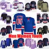 Custom S-6XL Movie College Hockey Wears Jersey Mark Messier Igor Shesterkin Chris Kreider Artemi Panarin Mika Zibanejad Patrick Kane Anton Blidh