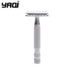 Blades Yaqi KnighthelMet Razor Head en acier inoxydable Handle de sécurité Razor pour les hommes