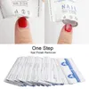 Removedor 200 PCs/unhas de caixa Gel Polishith Remover Wipes Gosques Degreaser Cleanser UNIF ART