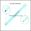 하이 라이터 6 컬러 삭제 가능한 파스텔 마커 예술 딩을위한 듀얼 팁 형광 펜 학교 사무실 문구 DROP D DHTX6