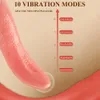 Massaggiatore Leccare la lingua Vibratore Donna G Spot Stimolatore clitorideo Mini clitoride per capezzolo ricaricabile Masturbatore femminile