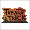 Feestdecoratie Halloween houten hanger ornamenten decor Halloweens festival interieur scene drop levering home tuin feestvoeding dhsp0