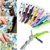 DHL Corkscrew wine Bottle Openers multi Colors Double Reach Wine beer bottle Opener home kitchen Tools FY3785 E0531