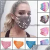 Party Masks 50st Fashion Colorf Mesh Designer Face Mask Bling Diamond Rhinestone Grid Net Sexig ihålig återanvändbar Drop Delivery Home DHQU5