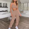 Women's Tracksuits 2-piece/set track and field clothing 2-piece thick casual solid color sportswear running women's hoodie set P230531