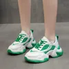 Femmes plate-forme compensées maille baskets femme été plate-forme chaussures décontractées dames mode marche athlétique chaussures d'entraînement